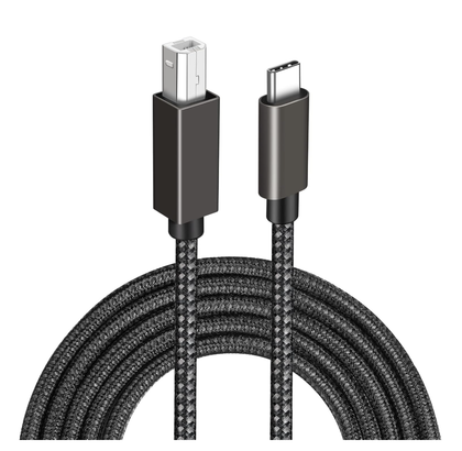 1.5M USB C to USB B Piano, Keyboard, Printer & MIDI Cable – USB 2.0 480Mbps for Android, MacBook Pro/Air, iPad, Yamaha & Casio Digital Piano, DJ Controller, DAC.