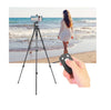 Camera Phone Tripod Portable Foldable, Bluetooth remote. Fully Flexible Mount Tripod, Stand with 3D Head & Quick Release Plate 1.25 M