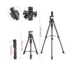 Camera Phone Tripod Portable Foldable, Bluetooth remote. Fully Flexible Mount Tripod, Stand with 3D Head & Quick Release Plate 1.25 M