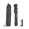 Camera Phone Tripod Portable Foldable, Bluetooth remote. Fully Flexible Mount Tripod, Stand with 3D Head & Quick Release Plate 1.25 M