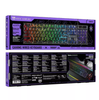 Hoco GM701 Trofeo Wired USB Gaming Keyboard And Mouse Set 104-Key LED Rainbow Black