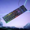 Hoco GM701 Trofeo Wired USB Gaming Keyboard And Mouse Set 104-Key LED Rainbow Black