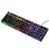 Hoco GM701 Trofeo Wired USB Gaming Keyboard And Mouse Set 104-Key LED Rainbow Black