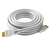 4K HDMI cable 10m. HDMI 2.0. Gold plated. Ethernet. HDMI M to M. Outer diameter 7.3 mm. 28 AWG. White. VISION Professional installation grade