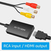 RCA AV to HDMI Converter adapter with built in RCA cable, HDMI lead