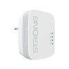 STRONG AV600 Wireless Powerline Kit, WiFi N300, Ethernet Ports, Powerline WiFi Extender,  IE / UK Plug, Plug & Play