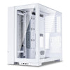 Lian Li O11D EVO White PC Case – Modular Mid-Tower, 3 GPU Mounting Options, High Airflow, Water Cooling Ready, Dual-Chamber Cable Management