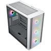 Cooler Master MasterBox 600 White E-ATX PC Case – 4 ARGB Fans, USB-C, Back-Connect Ready, 420mm Radiator Support, Tempered Glass