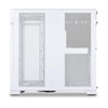 Lian Li O11D EVO White PC Case – Modular Mid-Tower, 3 GPU Mounting Options, High Airflow, Water Cooling Ready, Dual-Chamber Cable Management