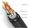 8K DisplayPort 1.4 Cable 0.5m 32.4Gbps 8K 60Hz 4K 120Hz 2K 240Hz Braided DP Cable