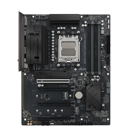 ASUS B850 MAX GAMING WIFI ATX AM5 motherboard with Wi-Fi 6E, 2.5Gb Ethernet and USB4