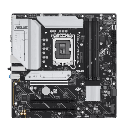 ASUS PRIME B760M-A WIFI II micro ATX LGA1700 DDR5 motherboard with Wi-Fi 6E and 2.5Gb Ethernet