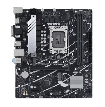 ASUS PRIME B760M-K D4 micro ATX motherboard LGA1700 Intel B760 DDR4 2.5Gb Ethernet PCIe 4.0