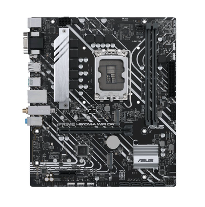 ASUS PRIME H610M-A WIFI D4 micro ATX LGA1700 Intel H610 DDR4 Wi-Fi motherboard