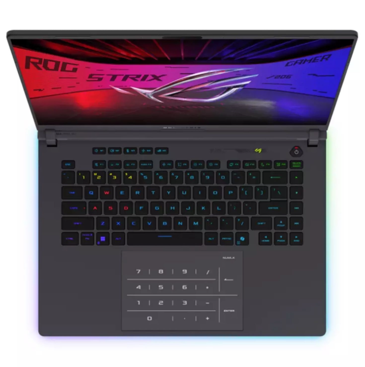 ASUS ROG Strix G16, Intel Core Ultra 9, RTX 5080, 32 GB RAM, 2TB SSD, 16" 240Hz, Win 11 Home