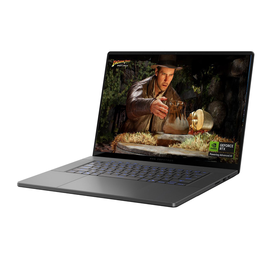 ASUS ROG Zephyrus G16, Intel Core Ultra 9, GeForce RTX 5080, Win 11 Home, 32 GB RAM, 2 TB SSD, 16" OLED
