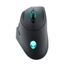 Alienware AW620M Wireless Gaming Mouse 26000 DPI 7 Button USB & 2.4GHz Right- Dark Side of the Moon