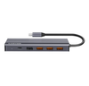 Canyon DS-16 13-In-1 USB-C Hub 100W 4K HDMI DisplayPort Gigabit Ethernet Card Reader Grey