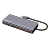 Canyon DS-16 13-In-1 USB-C Hub 100W 4K HDMI DisplayPort Gigabit Ethernet Card Reader Grey