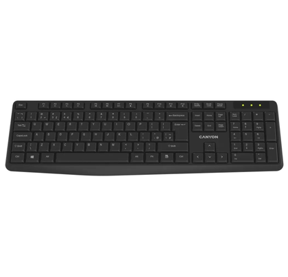 Canyon Wireless Keyboard Black IE/UK Layout