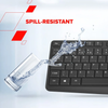 Canyon Wireless Keyboard Black IE/UK Layout