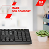 Canyon Wireless Keyboard Black IE/UK Layout