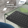 Canyon Wireless Keyboard Black IE/UK Layout