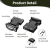 HDMI Female To VGA Male Adapter 1080P 60Hz With 3.5mm Audio Output