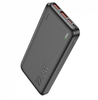 HOCO 20000 mAh Power Bank Fast Charge PD Type-C 65Wh combined Three ports USB-C USB A Black J101A iPhone Android Tablet iPad black