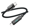 Hoco 1.2M 27W USB-C to iPhone 5 to 14 braided cable. Fast charge/data cable, iPad 2020-202. U125