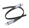 Hoco 1.2M 60W 3A USB-C to USB-C cable. Fast charge/data for iPhone 15 / 16, iPad 2020 or later, Samsung & android phones with USB C port. U119.