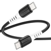 Hoco 1M 60W 3A USB-C to USB-C cable. Fast charge/data for iPhone 15, iPad 2020 to 2023, laptops, Samsung & android phones with USB C port. X82 Black