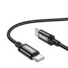 Hoco 1M 60w USB-C to USB-C braided cable. Fast charge and data transfer. For Android, iPhone 15 & iPad(2020 or later). X89 Black