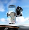 Hoco CA104 Car Phone Holder Telescopic Suction Mount 360° Gravity Clamp 4.7-7" Black
