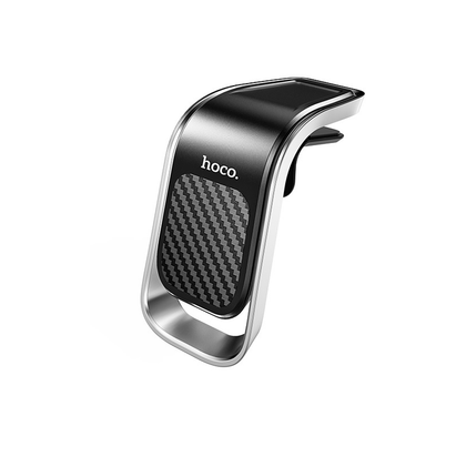 Hoco Car Phone Holder Air Outlet vent In-Car Magnetic Silver CA74.