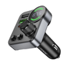 Hoco E86 bluetooth FM transmitter handsfree calling dual car charger USB C PD 48W QC3 USB A flash drive support MP3 / WMA / WAV / FLAC in-car