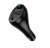 Hoco E88 35w Dual Usb-C Car Phone Charger With Bluetooth 5.4 Fm Transmitter & 12v Power Socket - Black