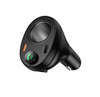 Hoco E88 35w Dual Usb-C Car Phone Charger With Bluetooth 5.4 Fm Transmitter & 12v Power Socket - Black