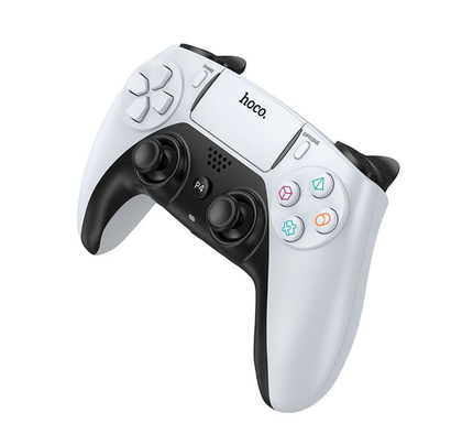 Hoco GA1 Phoenix Wireless PS4 Game Controller White Bluetooth 4.2 800mAh Dual Vibration
