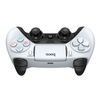 Hoco GA1 Phoenix Wireless PS4 Game Controller White Bluetooth 4.2 800mAh Dual Vibration