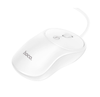 Hoco GM13 Esteem Business Wired USB Mouse White 1000/1600 DPI