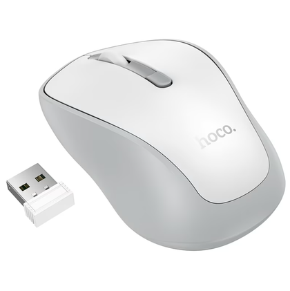 Hoco GM41 Exciting Dual-Mode Bluetooth 5.2 / 2.4G Wireless Business Mouse White