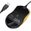 Hoco GM51 Sky Luminous Wired Gaming Mouse 1200-3600 DPI RGB USB-A 1.5m Yellow Black