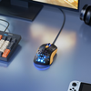 Hoco GM51 Sky Luminous Wired Gaming Mouse 1200-3600 DPI RGB USB-A 1.5m Yellow Black