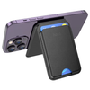 Hoco GT3 Idol Multifunctional Magnetic Card Holder Black MagSafe Wallet And Foldable Stand