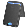 Hoco GT3 Idol Multifunctional Magnetic Card Holder Black MagSafe Wallet And Foldable Stand