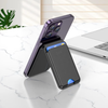 Hoco GT3 Idol Multifunctional Magnetic Card Holder Black MagSafe Wallet And Foldable Stand