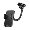 Hoco H38 Cheetah Flexible Car Phone Holder Black – Dashboard & Windshield Mount, 360° Rotation, Press Clamp, Fits 4.5–7" Phones