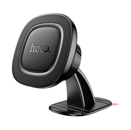 Hoco H73 Magnetic Car Phone Holder 360° Dashboard Mount for 4.5–7” Smartphones – Metal Gray.