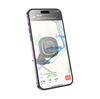 Hoco H73 Magnetic Car Phone Holder 360° Dashboard Mount for 4.5–7” Smartphones – Metal Gray